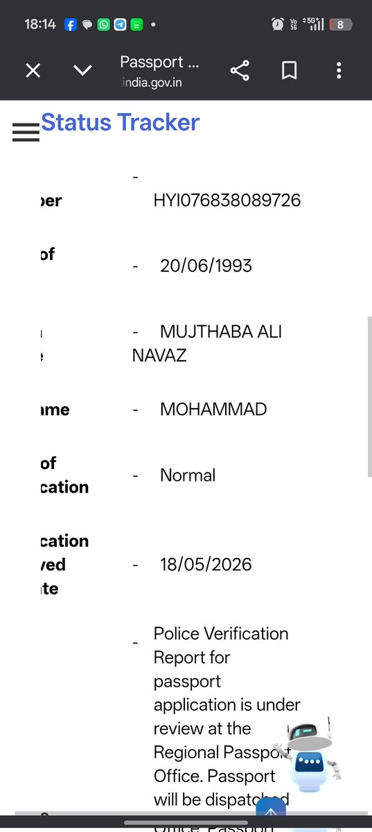 mujthaba123's tweet photo. @rpohyderabad @passportsevamea Sir, my passport renewal application is still not printed or delivered. The status shows "under review at RPO" for several days. This is very urgent. Kindly check my application and arrange printing and dispatch at the earliest. Thank you. https://t.co/nlKICjvCeE