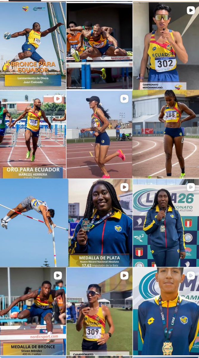 idrovo_julio's tweet photo. El Team #Ecuador @atletismoec tuvo un gran fin de semana lleno de récords en todas las categorías y además con medallas en el Campeonato Iberoamericano de #Atletismo los resultados más relevantes fueron:

🥇 Saúl Wamputsrik 
🥇 Marcos Herrera  

🥈 Luís Masabanda 
🥈 Mery Granja 
🥈 Belsy Quiñonez 

🥉 Stiven Méndez 
🥉 Juan Caicedo 
🥉 Luís Masabanda 

En el primer evento regional  y colectivo del año.
Además, algunas marcas técnicas para los campeonatos:
Panamericano Adultos y 
Campeonato Mundial U20