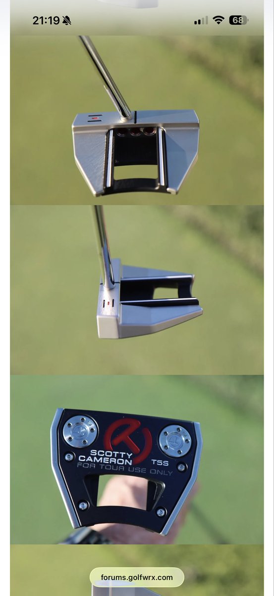 keithfmuir's tweet photo. Interesting @ScottyCameron putter!  Do @SeeMorePutters not have a patent on RST or have you guys done a deal with each other? https://t.co/1k3iotNtYM
