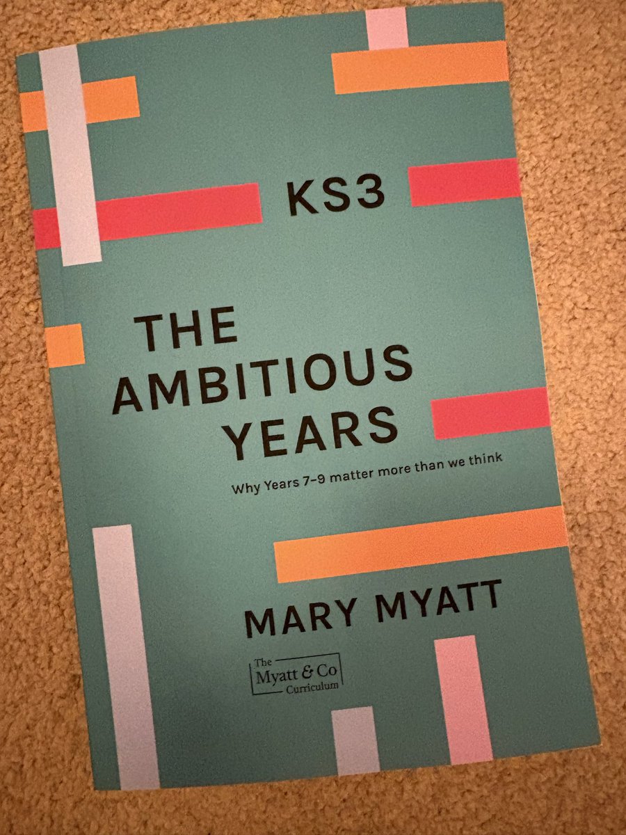 RobGeog's tweet photo. Great to arrive back to this in the letter box :) #curriculum @MaryMyatt  - my weeks reading is sorted! #teacher #geographyteacher #KS3 #edchat https://t.co/PWn0GsgYeV