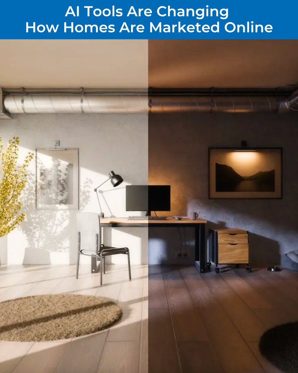 nardotrealtor's tweet photo. AI-powered tools are giving real estate professionals new ways to make listings stand out, but proper permissions and disclosure are essential to maintain trust and avoid ethical issues. Here’s what you need to know. https://t.co/zS1FlnL9U9 https://t.co/qXTp9Sbsv3