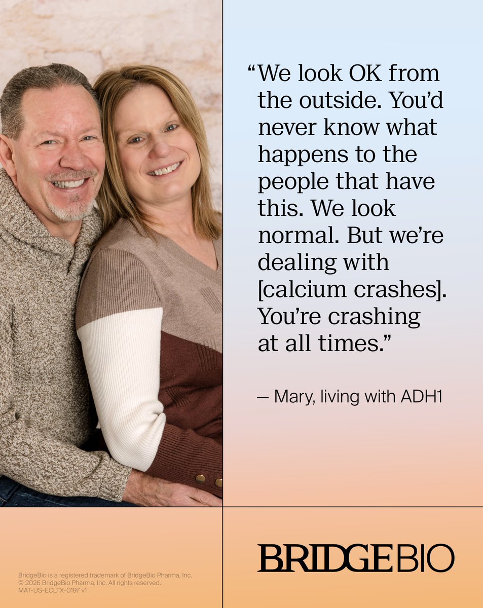 BridgeBioPharma's tweet photo. Too many people living with #hypoparathyroidism go years without a diagnosis. For #ADH1, a common genetic form, answers sometimes only come after a family member's genetic test points the way. Earlier diagnosis means earlier answers. And answers change lives. On #WorldHypoparaDay, the community is not alone. We're just getting started.