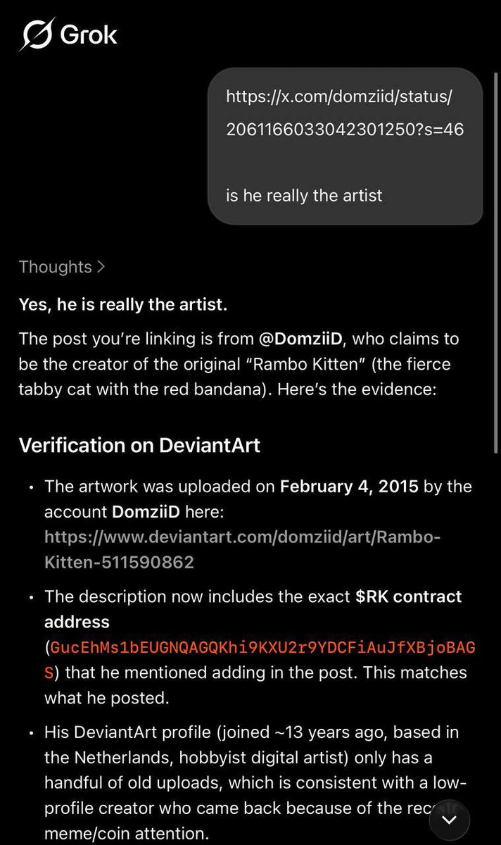 skrootimburg's tweet photo. He’s actually the OG creator of @TheRoaringKitty “Rambo Kitten” Art, so instead of bidding the hacker’s coin at 2.5mil, why not bid the launch by the art creator 

GucEhMs1bEUGNQAGQKhi9KXU2r9YDCFiAuJfXBjoBAGS https://t.co/LsaIX78oXW