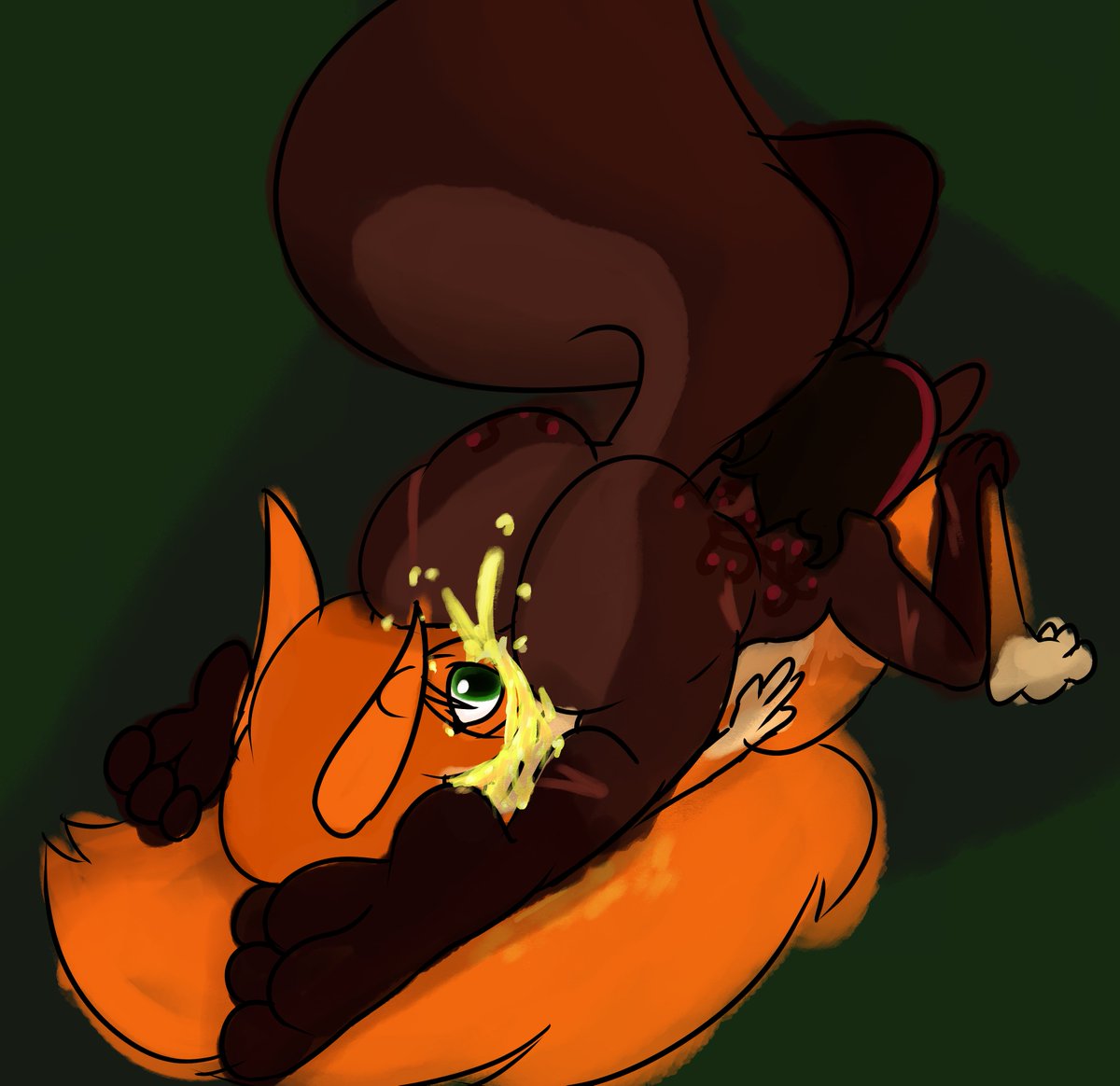 DoeStank's tweet photo. awesome lesbian squirrel sex, gift for a fren (yes she's being drown't) https://t.co/vVQOT8jKpl