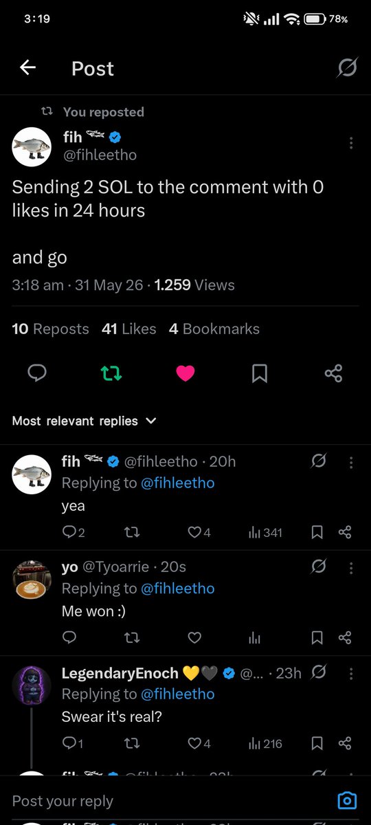 Tyoarrie's tweet photo. @ShillingHunt @fihleetho Same bro 🔥🔥 0 Like https://t.co/APUUBDc1t6