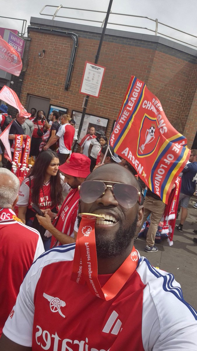 Kamara_ms's tweet photo. Parade ready. Let's go #COYG #arsenal https://t.co/cYLupTuVep