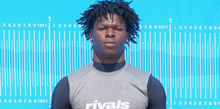 CaneSport's tweet photo. Notebook: 2028 targets Meshi Dobson and Charlie Pisani high on Miami Hurricanes following OL/DL camp - https://t.co/Z9KsYehMhJ https://t.co/IpvUN9BNhs