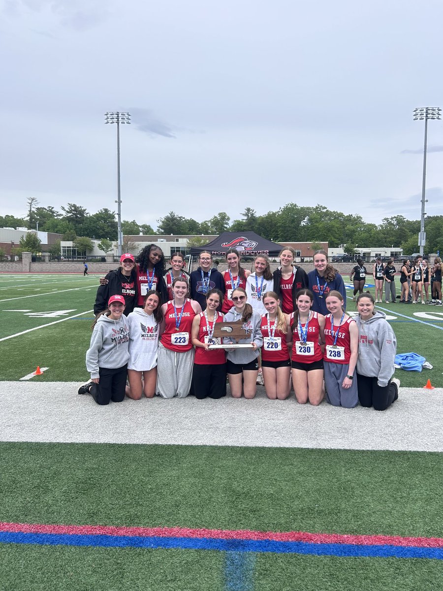 MHSathletix's tweet photo. Congrats to Girls Track &amp; Field on placing 2nd in the MIAA D3 Track &amp; Field Championship! #MelrosePS https://t.co/ACBvehwXuH