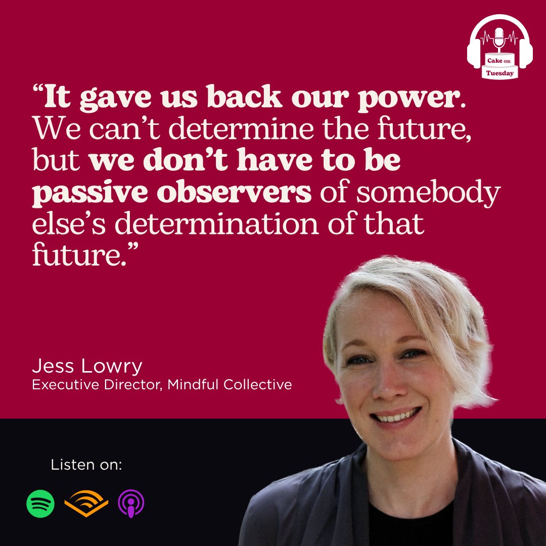 CakeOnTuesday's tweet photo. Tech is being reshaped — and most of us aren't in the room. Jess Lowry says we don't have to just watch. 
New episode this week. 🎙️ 
#CakeOnTuesday #Entrepreneurship #FounderLife https://t.co/4BAVXcbJn8