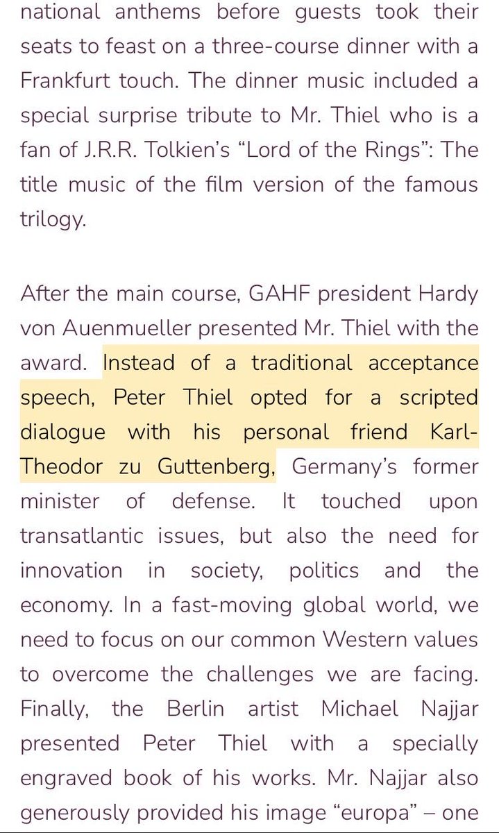 Leseerlaubnis's tweet photo. Reiches Lebensgefährte Karl-Theodor zu Guttenberg ist ein persönlicher Freund von Peter Thiel und man findet ihn zudem in den Epstein Files. 

Solche Beziehungen sollte keine Bundeswirtschaftsministerin haben, weil sie ihre Neutralität beeinflussen könnten oder zumindest den Anschein erwecken, ihre Neutralität könnte beeinträchtigt sein.