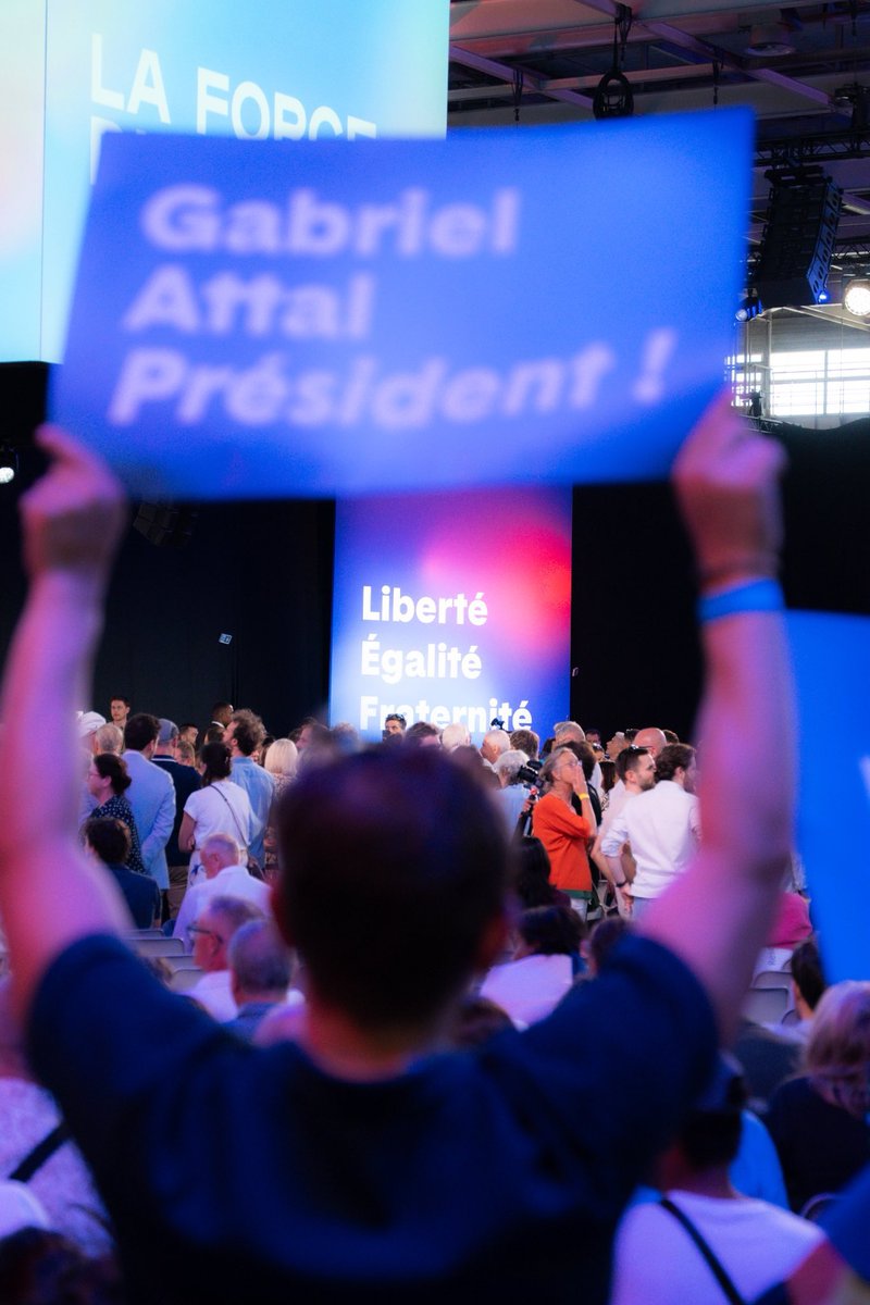 IlhanAlexandre's tweet photo. 🇫🇷🇪🇺 La force d’agir.

Pour l’École, les salaires, les frontières, l’IA.
Pour la France. Pour l’Europe.

La campagne de @GabrielAttal est lancée. Le chemin de l’espoir est tracé. Rien ne résiste au peuple français.

Rejoignez-nous 👉🏼 https://t.co/U3xOrz9w4y 

#AttalPresident https://t.co/4gahs1rh5U