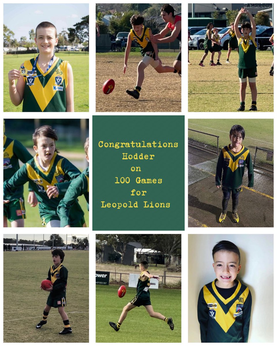 ejh_85's tweet photo. 🦁 U16 Leopold Lions 2 🦁

Leopold Lions 19.28.142 defeated Portarlington 1.1.7

A fantastic day for the Lions as we celebrated Harrison and Brock’s 100th game for Leopold. 

We also had some first-time goal scorers with Harrison, Axel and Myles finding the big sticks https://t.co/a673XBFZrq