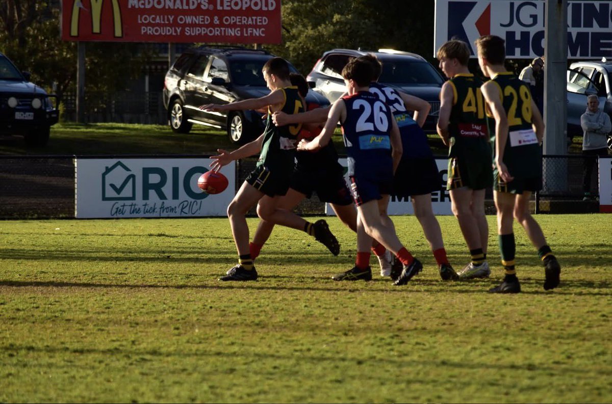 ejh_85's tweet photo. 🦁 U16 Leopold Lions 2 🦁

Leopold Lions 19.28.142 defeated Portarlington 1.1.7

A fantastic day for the Lions as we celebrated Harrison and Brock’s 100th game for Leopold. 

We also had some first-time goal scorers with Harrison, Axel and Myles finding the big sticks https://t.co/a673XBFZrq