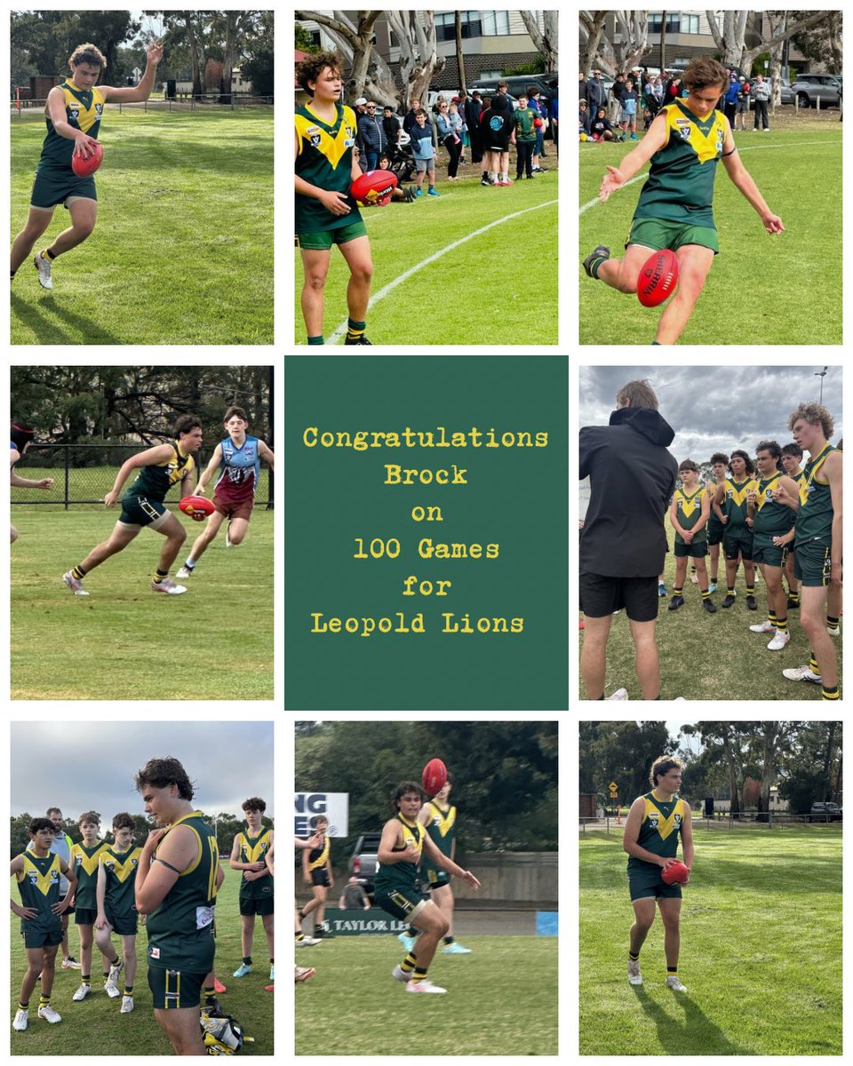 ejh_85's tweet photo. 🦁 U16 Leopold Lions 2 🦁

Leopold Lions 19.28.142 defeated Portarlington 1.1.7

A fantastic day for the Lions as we celebrated Harrison and Brock’s 100th game for Leopold. 

We also had some first-time goal scorers with Harrison, Axel and Myles finding the big sticks https://t.co/a673XBFZrq
