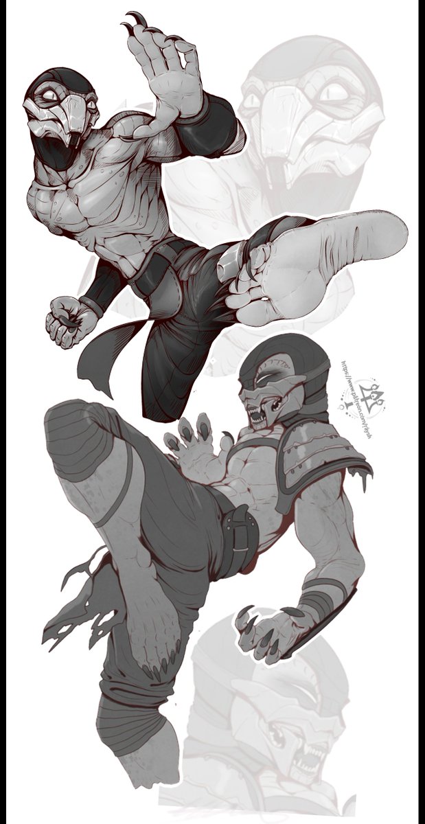 CrimsonTents's tweet photo. One of old Patreon commissions...

- Main line of work is in here: 
https://t.co/e49r5pMgzA 
https://t.co/qpu3izsf7y 

_______ 
#feet #soles #toes #claws #gigren #commission #male #anthro #Mortalkombat #reptile #lizard #posing #kick https://t.co/FKPtvrgPeI