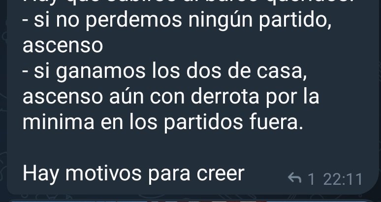 pacoelbajo72's tweet photo. @jorgelatorrec Ilusionado no estoy 
Pero tampoco hay que estar desilusionado.....a doble partido con la vuelta en casa la realidad es la que es: https://t.co/P9DUDrGuDQ