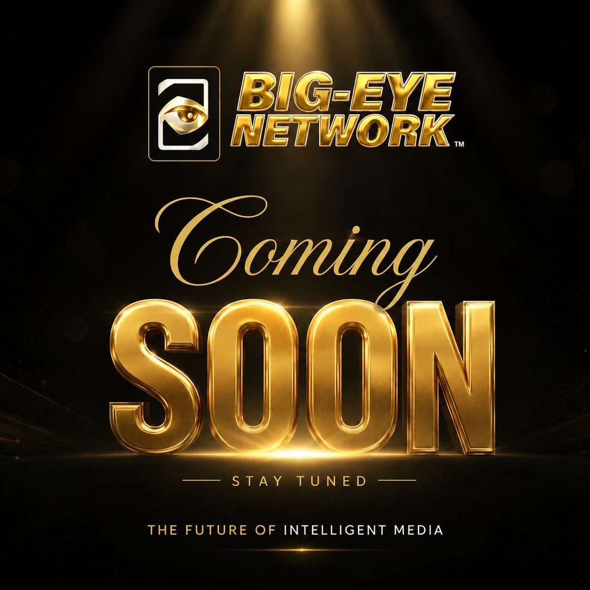 BigEyeNetwork's tweet photo. Something big is on the horizon. 

Big-Eye Network is coming soon — redefining the future of intelligent media, entertainment, and digital experiences.

Stay tuned. #BigEyeNetwork #ComingSoon #FutureOfMedia #Streaming https://t.co/7axfQSTHhr