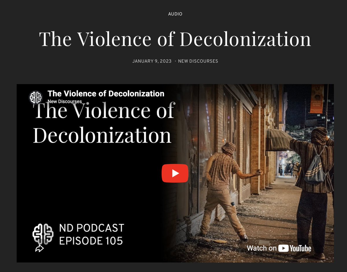 Paul_Galletta's tweet photo. 'The Violence of Decolonization'

➡️ https://t.co/rX3X7Cc7Kb

@ConceptualJames https://t.co/HV6naaiBtR
