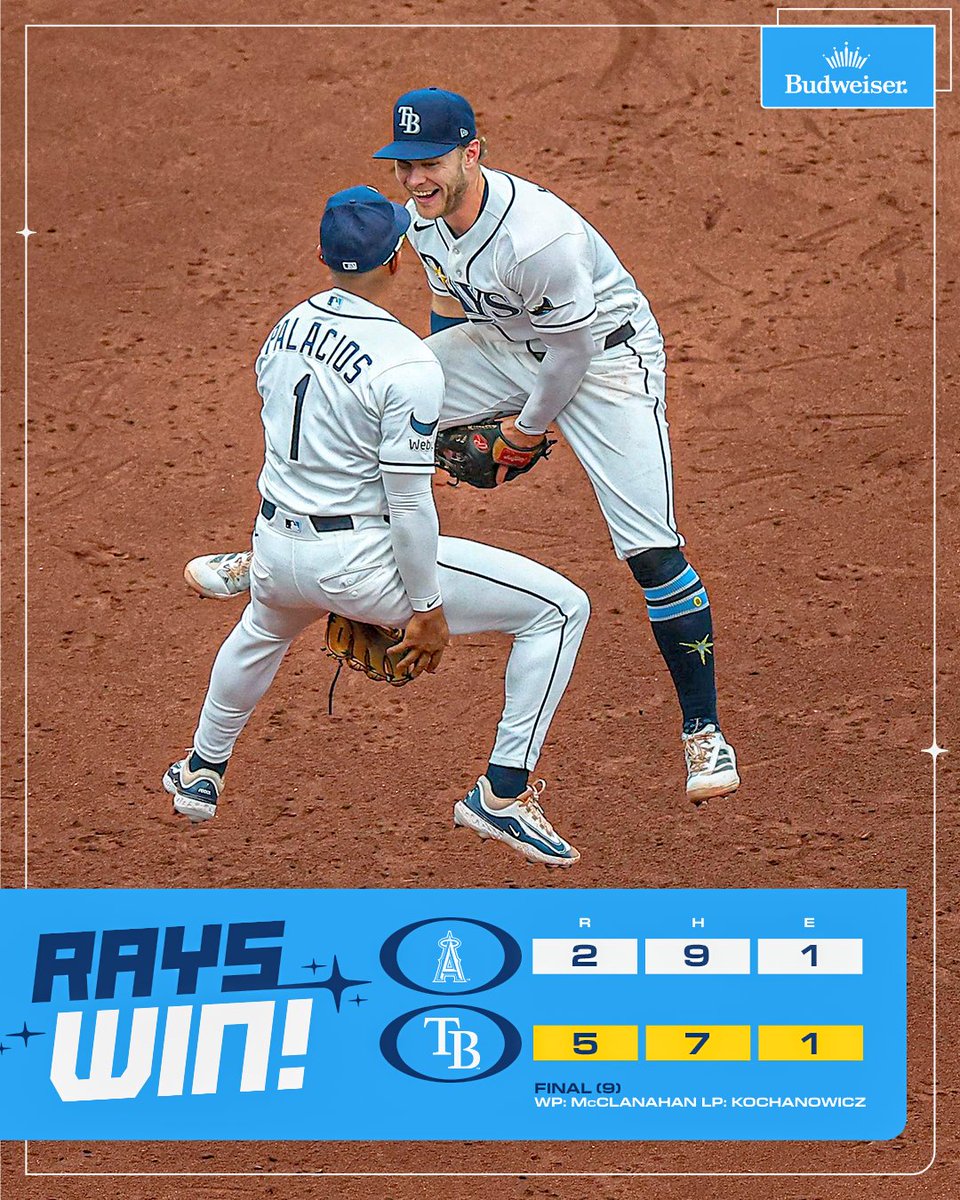 RaysBaseball's tweet photo. Rays win gives you wings 

#RaysUp | #RaysWin https://t.co/S1wMoCnBjU
