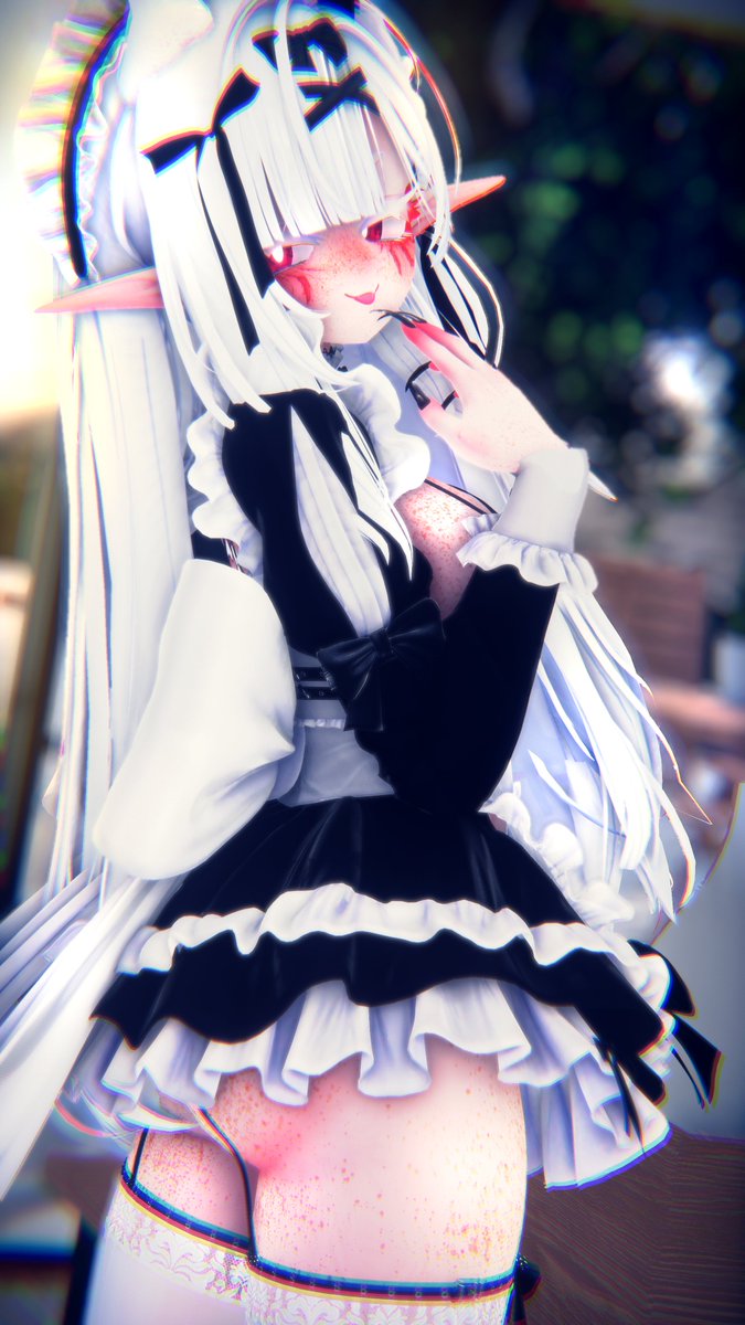 SamPy_Dev's tweet photo. it's maid monday,
but there's something rotten about this maid...~🖤 https://t.co/jfMApqzK6W