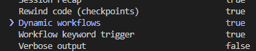 onlylarp's tweet photo. @mattpocockuk `/config` looks like you can turn it off https://t.co/4D8AbQF9rs