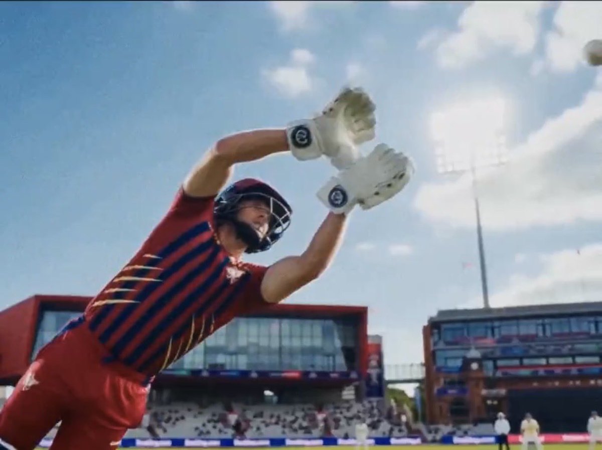 SamPick21's tweet photo. @ManchesterSG100 What the hell is this AI trash. Embarrassing. 

Here’s Jos Buttler as wk on the boundary facing the wrong way diving to catch a ball in batting gloves. Have some respect. https://t.co/s6wSraZEFf