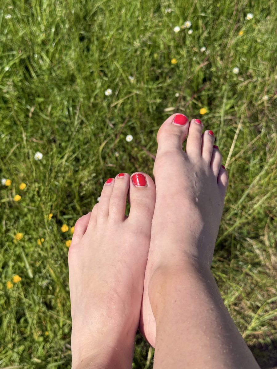 merlina_sophia's tweet photo. Wer leckt meine Füße trocken?
#füße #feet #gras #nails #findom #fendom https://t.co/R5aIdDpB7C