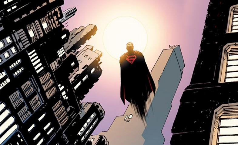 InASingIeBound's tweet photo. descended down from the lucid sky, his red soled boots touched down atop one of the many Gotham high-rises.

Normally he'd meet with Batman when in Gotham, this time however he'd meet with one of his best friends.

His favorite former Robin if you ask him.

As Superman-- https://t.co/HVlWbIieQZ