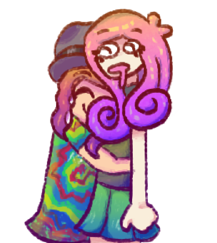 CrumbleKoek's tweet photo. Drawing harmony every day until Splatoon 4 releases day 990

Weekly Harmony #64, Harmony getting a big hug from vgceilingfan's adorable octoling!!

10 days left (submissions still open, 29 people have submitted harmonies, you can submit past art!! Thank you guys so much!!) https://t.co/2MS2bHpD9m