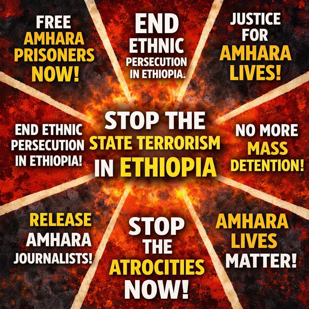 AmharaOttawa's tweet photo. While millions face war, displacement & insecurity, the regime is staging a so-called election to manufacture legitimacy. Reports showed voting was completed in secret without citizen participation: a political theater, not democracy.
#SHAMEELECTION
#NoPeaceNoElection #Ethiopia https://t.co/i1urP4MP0E