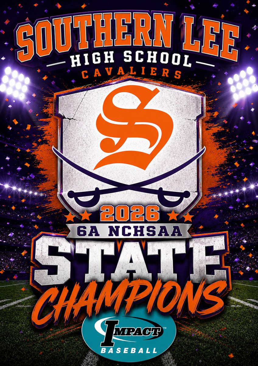 IMPACTBASEBALL_'s tweet photo. Congratulations Southern Lee for capturing the 6A North Carolina High School State Championship! 

@SLBaseball | #impact https://t.co/enXpT3jWm4