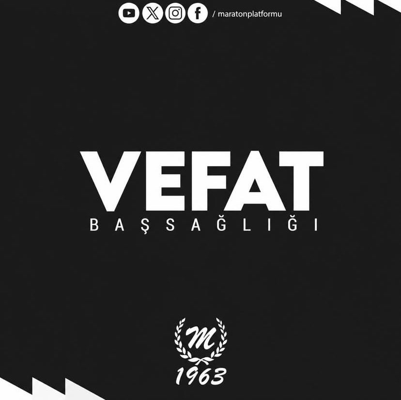 maratonplatform's tweet photo. "Tribünümüzün değerli isimlerinden Atilla Alabaş'ı kaybetmenin derin üzüntüsü içerisindeyiz. 
Merhuma Yüce Allah'tan rahmet; acılı ailesine, tüm yakınlarına ve camiamıza başsağlığı ve sabır diliyoruz." https://t.co/q5GaNuLRrZ