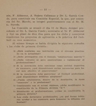 EllGuce's tweet photo. @afa en realidad el Fútbol se había convertido en profesión mucho antes pero los jugadores cobraban en negro.
o sea, solo faltaba el reconocimiento formal.
a tal punto que la propia AFA en 1931 le pregunta a los clubes si desean retornar al puro amateurismo que existió hasta 1911 https://t.co/vel6KuHKGl