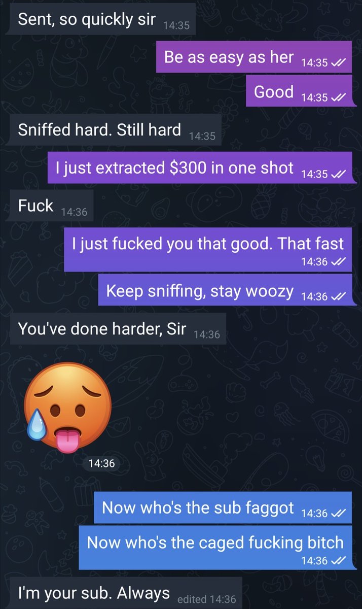 kyleapart's tweet photo. Sub 1's sends don't even fit on a single screen.

Most of you only dream to serve in findom this hard and this fast.

But a few lucky subs actually get stretched this wide all the time.

Let's fuck your future. #FYF 🤑 https://t.co/J2YleP8j3n