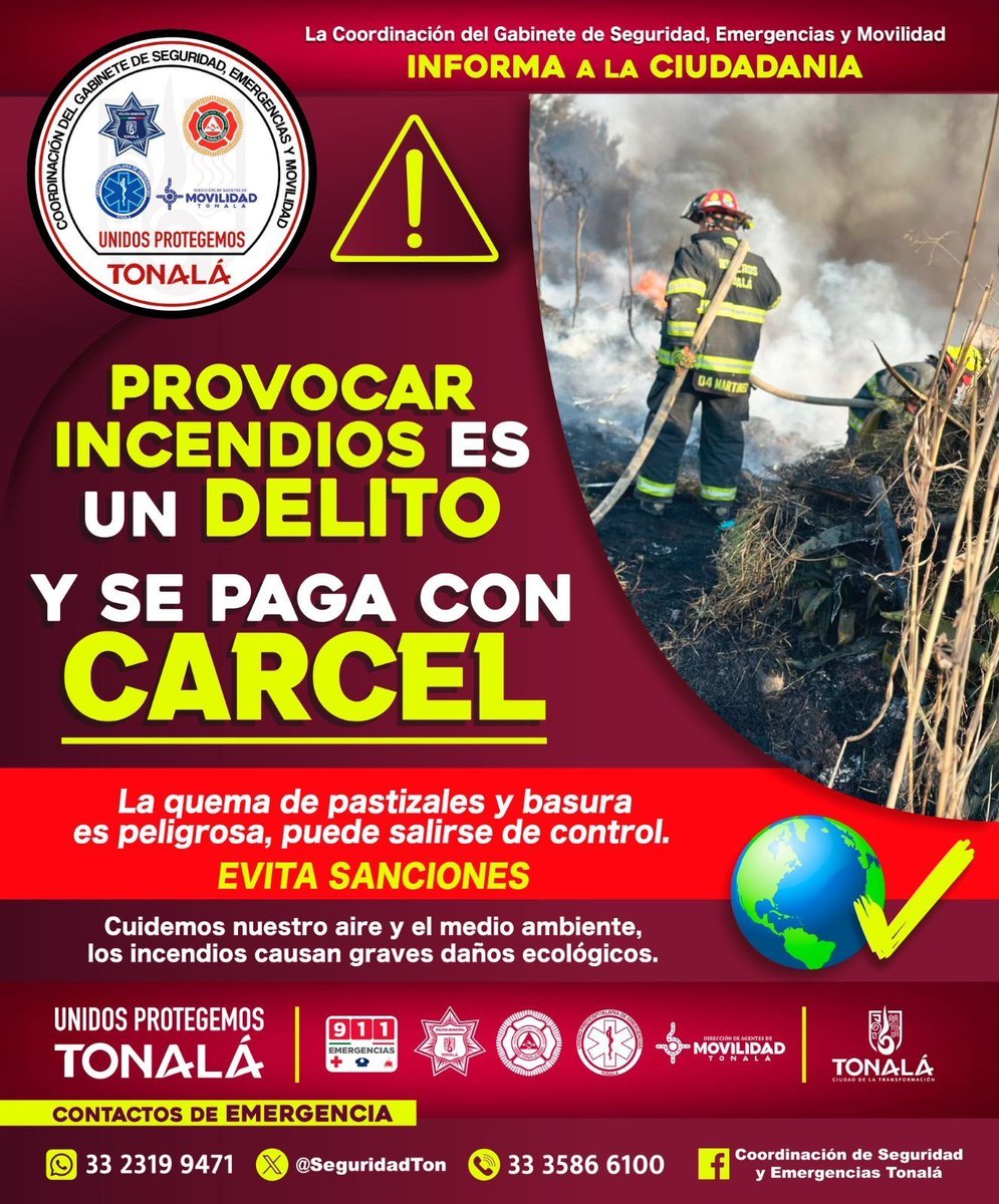 Coordinación de Seguridad y Emergencias Tonalá tweet media