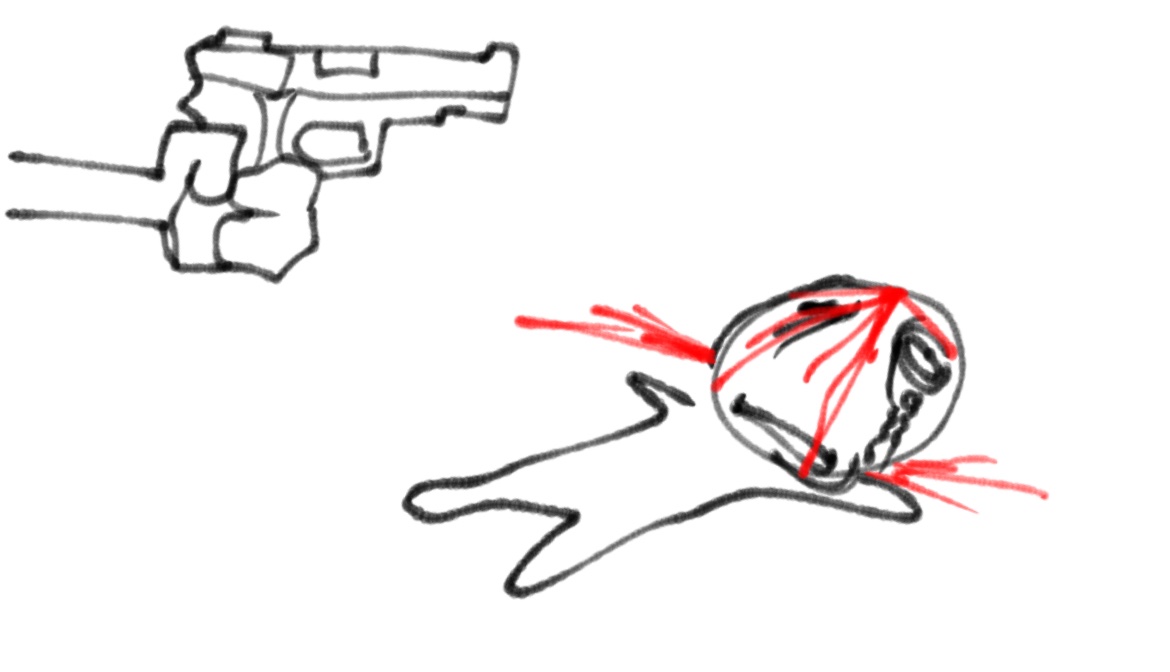 sprite4lifee's tweet photo. sorry i shot him dead. no more vs monocle boy https://t.co/tRMpH309vn