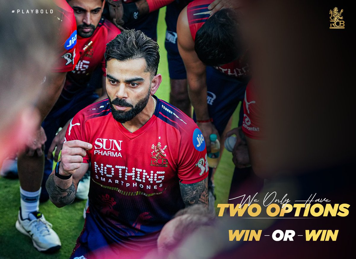 RCBTweets's tweet photo. We only had two options,
Win or WIN.🏅 https://t.co/1FdAf6F77c