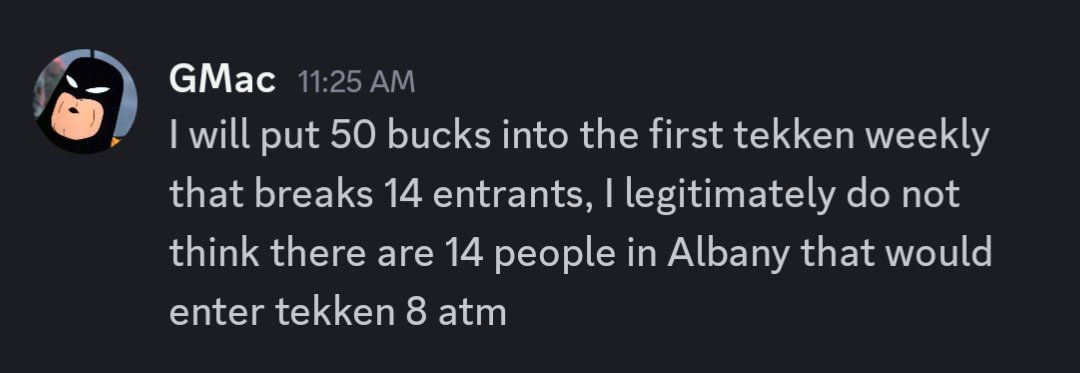 gmac1994's tweet photo. ALBANY TEKKEN IS BACK:

- @TroyRewind is a sick venue! Lots of cool arcade machines
-New players! First time meeting and playing them, strong players too!
-Played well! My play has been on/off lately glad I showed up
-Next tournament i will play 50 bucks worth of bracket fees https://t.co/yQIXyYmDKJ