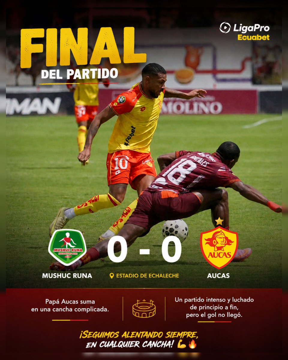 Idolo1945's tweet photo. Empate que sirve para seguir sumando se nota la falta de refuerzos ojalá los dirigentes de @Aucas45 puedan conseguirlos y lograr grandes cosas este año VAMOS AUCAS 💪 https://t.co/SA66czSMgu