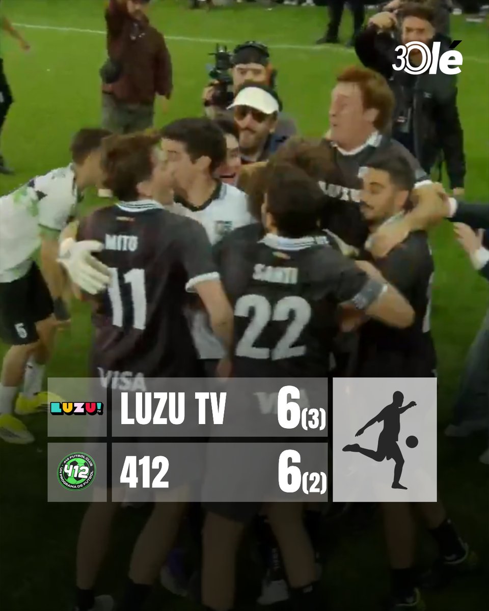 DiarioOle's tweet photo. 🔥 LUZU LE GANÓ POR PENALES EL GRAN PARTIDO DEL STREAMING A 412 ⚽️📺 https://t.co/Hlxykgnd6s