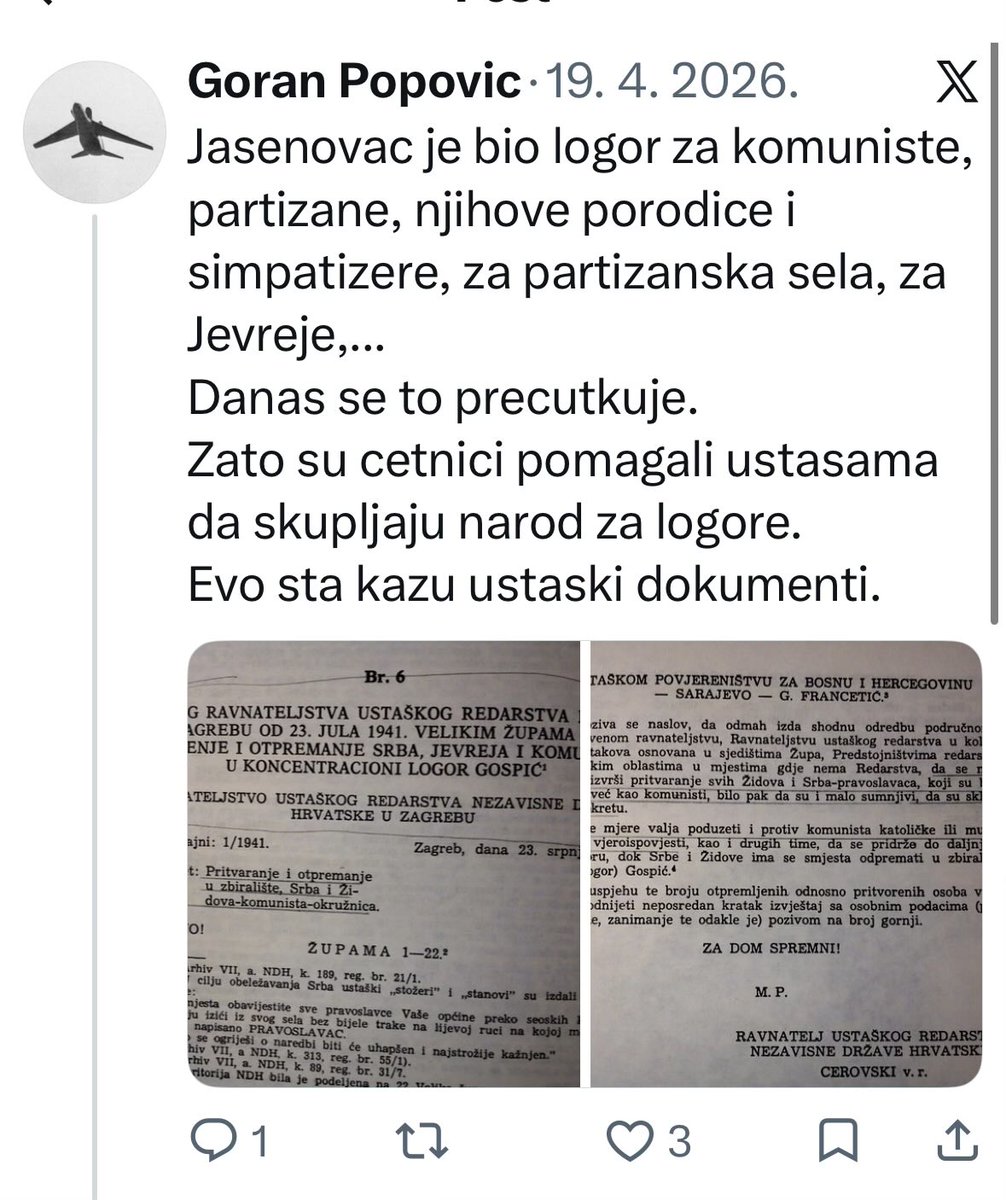 VidovicSte74's tweet photo. @backfin002 @mio_samardzic @perquez1 @podocnjak Nemas ti veze sa gvozdenim pukom. 

Teski varazdinac.

Spocitavas drugima da nipodostavaju ostale a ti nipodastavas pupina.

Jos od trenutka kada definises da je jasenovac  logor za konuniste a ne za srbe https://t.co/okvh8C8u1V