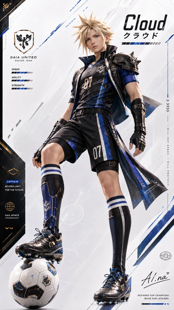 AIna_artmusic's tweet photo. World Cup fever just entered Final Fantasy mode. ⚽🔥

On one side: Team Cloud
Speed, heart, courage, and that never-give-up captain energy.

On the other side: Team Sephiroth
Cold precision, dark elegance, and the aura of someone who already thinks the trophy belongs to him.

This isn’t just a match.
This is destiny on the pitch.

Cloud plays for hope.
Sephiroth plays to dominate.

So be honest…

When the whistle blows, who are you rooting for?

Team Cloud or Team Sephiroth? 👇

#CloudStrife #Sephiroth #FF7 #FinalFantasyVII #FinalFantasy #WorldCup #Soccer #AIart #fanart #AIna #GameArt #DigitalArt.