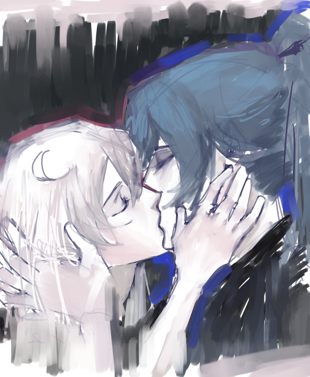 Mjlad7o3's tweet photo. HAPPY PRIDE MONTH YALL GET SOME FUKI 

#kianakaslana #fuhua #fuki #hi3 https://t.co/5T8BNbaRBk