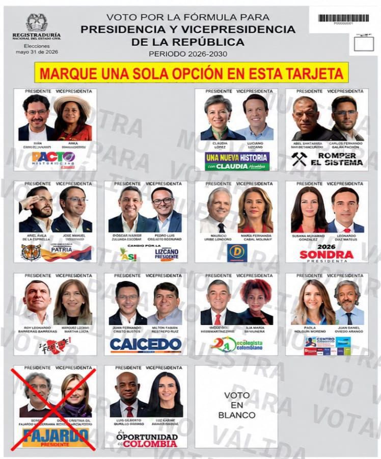 CesarALuqueF's tweet photo. Voté por Sergio Fajardo @sergio_fajardo porque tiene el mejor programa de gobierno, experiencia y capacidad de liderazgo para solucionar buena parte de los problemas del país, con conocimiento y equipo de trabajo, desde la educación, pensando en una sociedad decente en el futuro. https://t.co/KzT38Ncm4W