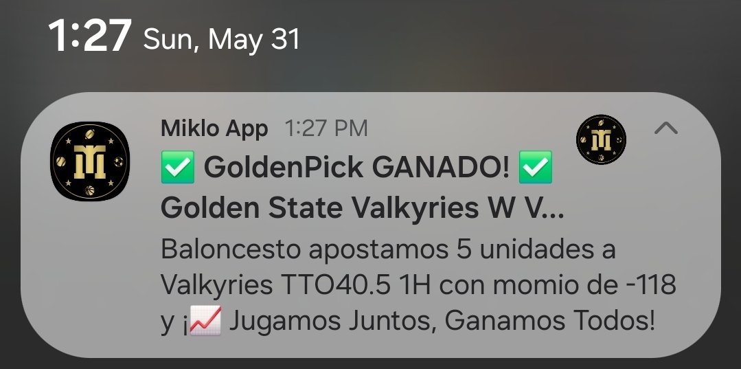 Tigpha's tweet photo. El Tigpha lo hizo de nuevo 🎉

-118✅️ 
derechas nada de esas mms de
Triple oportunidad y U4.5 😁

Último #GoldenPick del mes!
Y nuevamente Gracias a mis Goldens la rompimos este mes 
Con mas de 400% arriba de bank inicial!!!

Te Amo @MikloApp 
#ElSolSaleParaTodos https://t.co/ESynxOLb78
