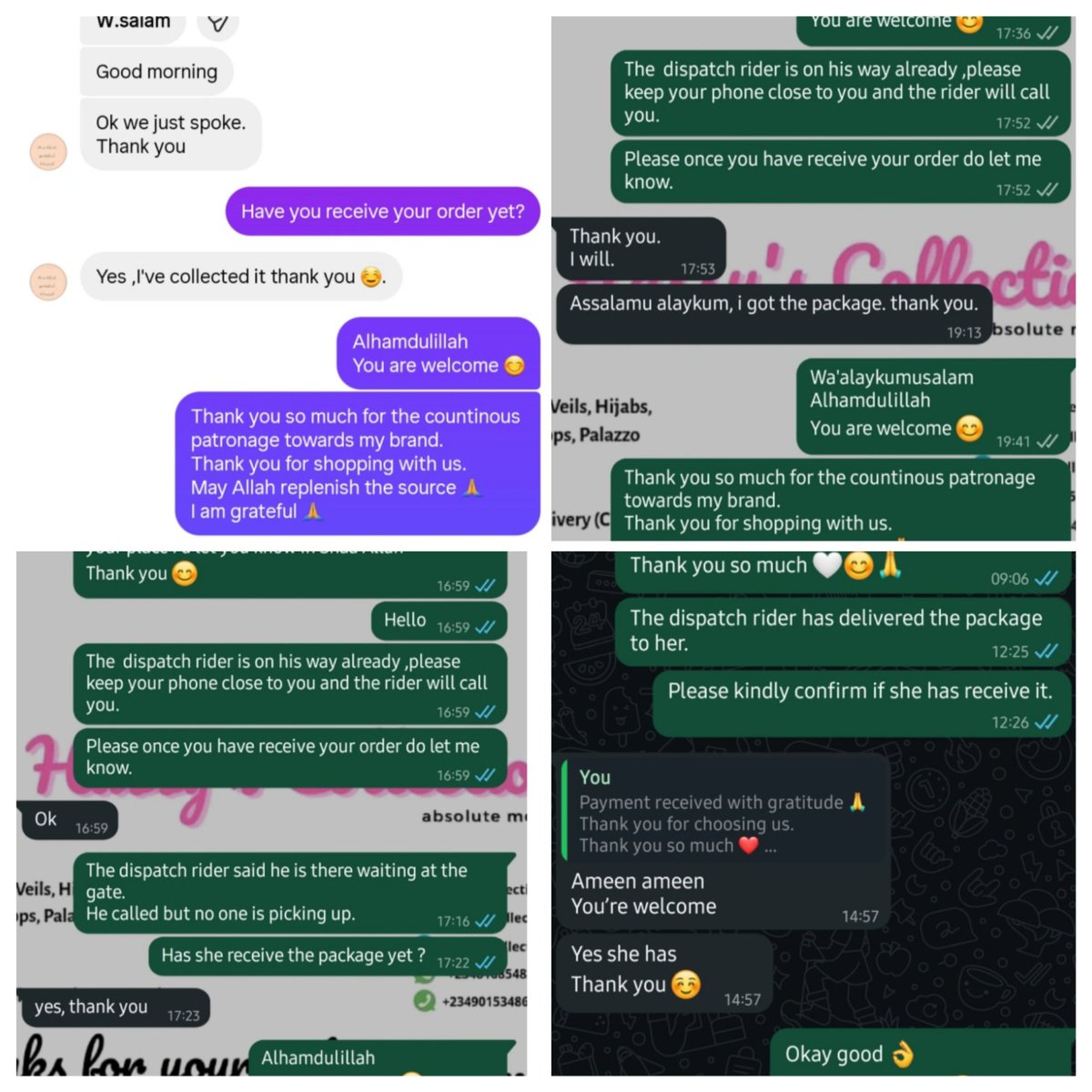 Ummammarr's tweet photo. Feedbacks ππππππ#Customers feedbacks #customers satisfaction #hassyCollections #premiumscarfs #scarfsinabuja https://t.co/EQb3j6H33f