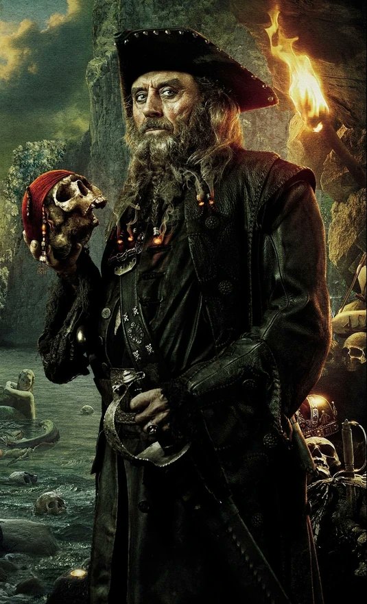 ComicSwipe's tweet photo. Taking a break from hunting swipes to craft one myself. This 2001 novel needs pirates, a ghost, and real pulp bite—and Llamas’s cover doesn’t go there. So I’m pulling from Ian McShane in Pirates 4 and Geena Davis in Cutthroat Island. Call me a cheat. The sea forgives worse. #Pulp https://t.co/rtee9UVyKG