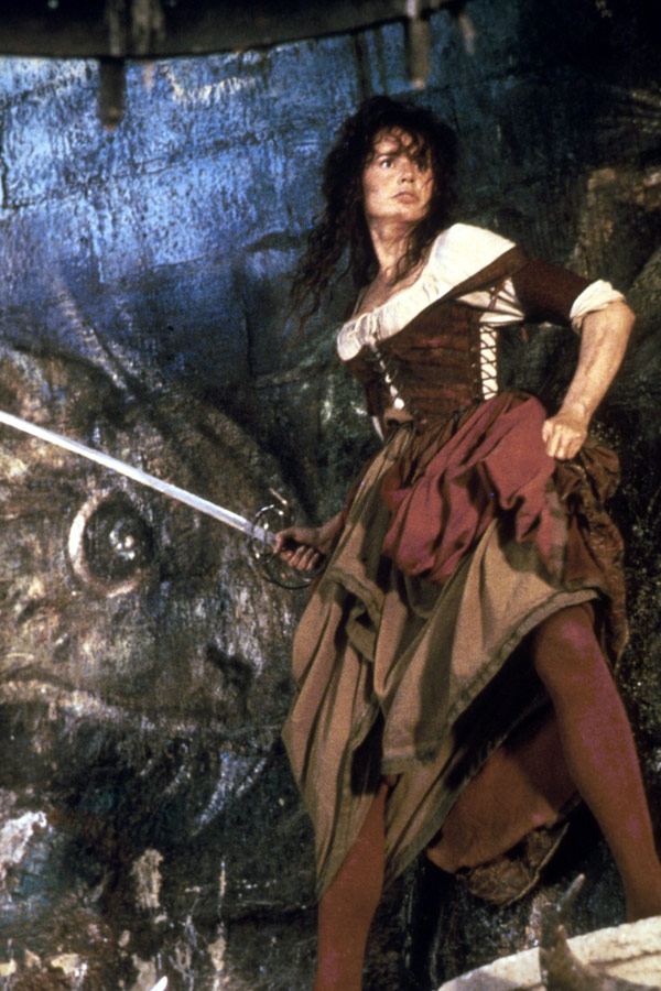 ComicSwipe's tweet photo. Taking a break from hunting swipes to craft one myself. This 2001 novel needs pirates, a ghost, and real pulp bite—and Llamas’s cover doesn’t go there. So I’m pulling from Ian McShane in Pirates 4 and Geena Davis in Cutthroat Island. Call me a cheat. The sea forgives worse. #Pulp https://t.co/rtee9UVyKG
