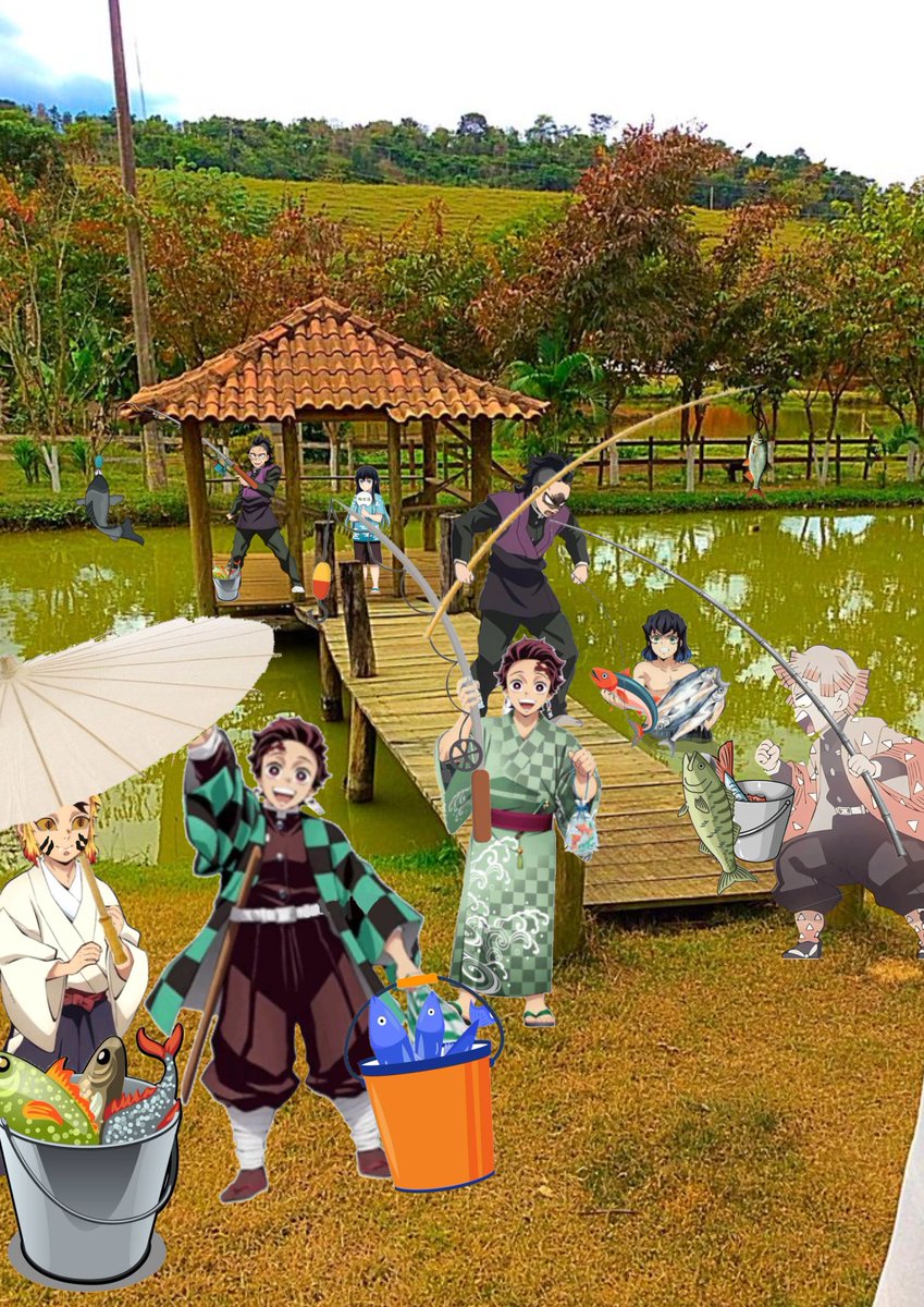 Zenitsu_Gadin's tweet photo. BOYS FISHING HANG OUT!!! 🐎🔥🔥🐺💪💪🐺🔥🐎🐎🔥💪🔥🐺🐺🐺

LOTS OF FUN WITH THE GURIS, whoever wins the competition (fish more fish) will choose the duos to the later spar😋😋 https://t.co/9Xca7shqQ1