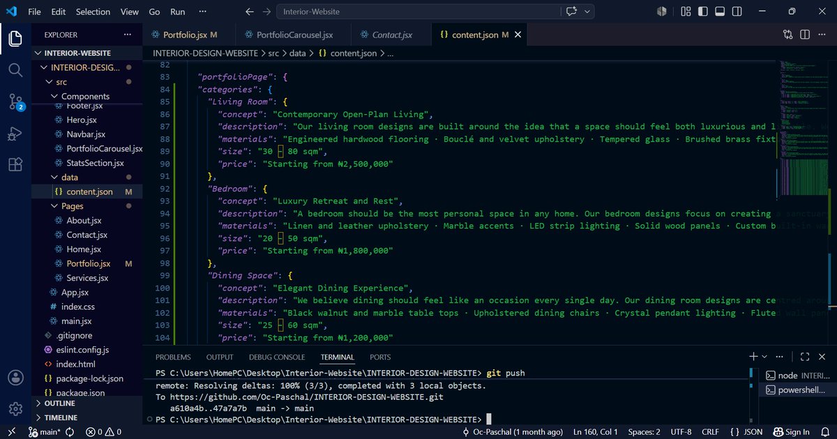 Oc_paschal_code's tweet photo. Day 59 Learning React 

So today was basically about adding more images to the Study Room section.

One thing I've really enjoyed throughout this project is using Cloudinary. Instead of filling up your project folder with tons of images, you simply upload them to Cloudinary and use the image URLs in your code. 

It makes managing images much easier and keeps everything organized. If you haven't tried it yet, it's definitely worth checking out.

I also added descriptions and prices to all the images, so whenever a user clicks on any image, they can view more details about it along with the price.

Another day, another step forward. We go again tomorrow 💪.